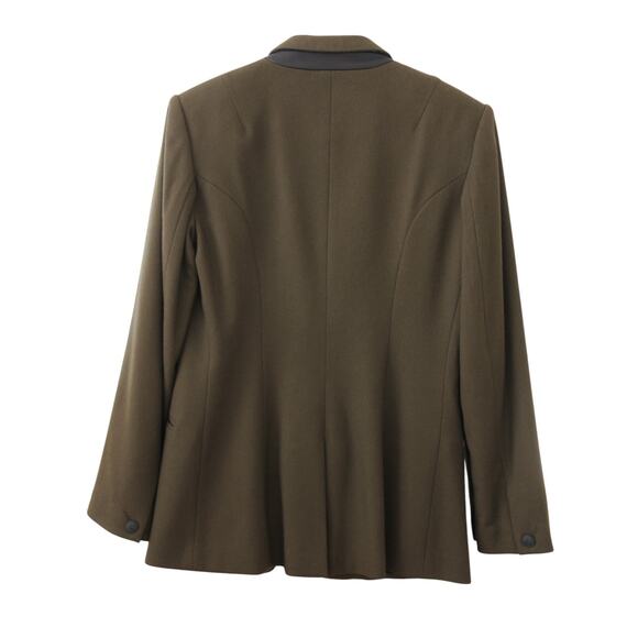 Rag & Bone Duke Blazer Wool 1-Button Jacket Olive Tailored Academia - Picture 6 of 7